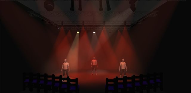 Augment3d pre-visualisation, cue 6.3